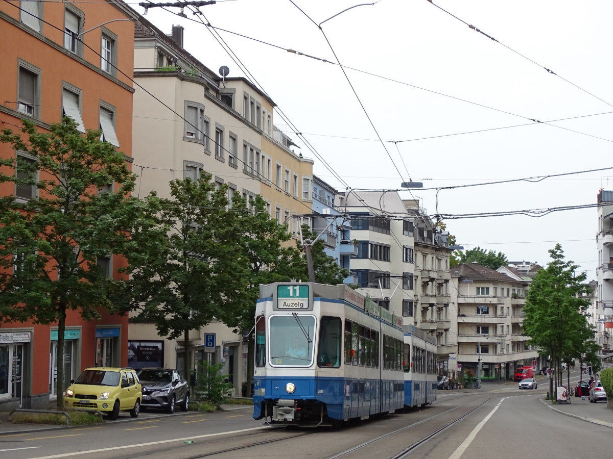 Цюрих, SWP/SIG/BBC Be 4/6 "Tram 2000" № 2049