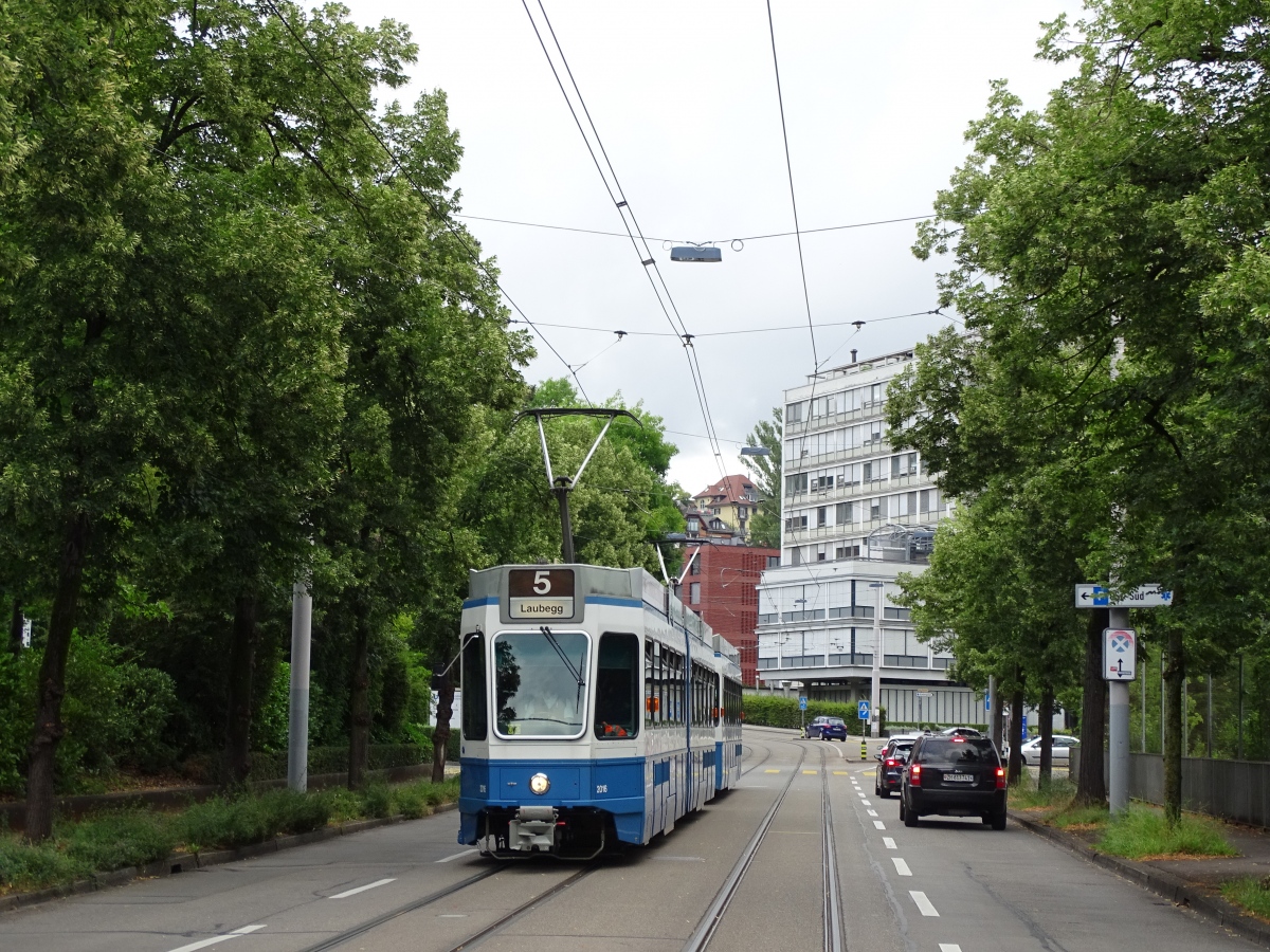 Цюрих, SWS/SWP/BBC Be 4/6 "Tram 2000" № 2016