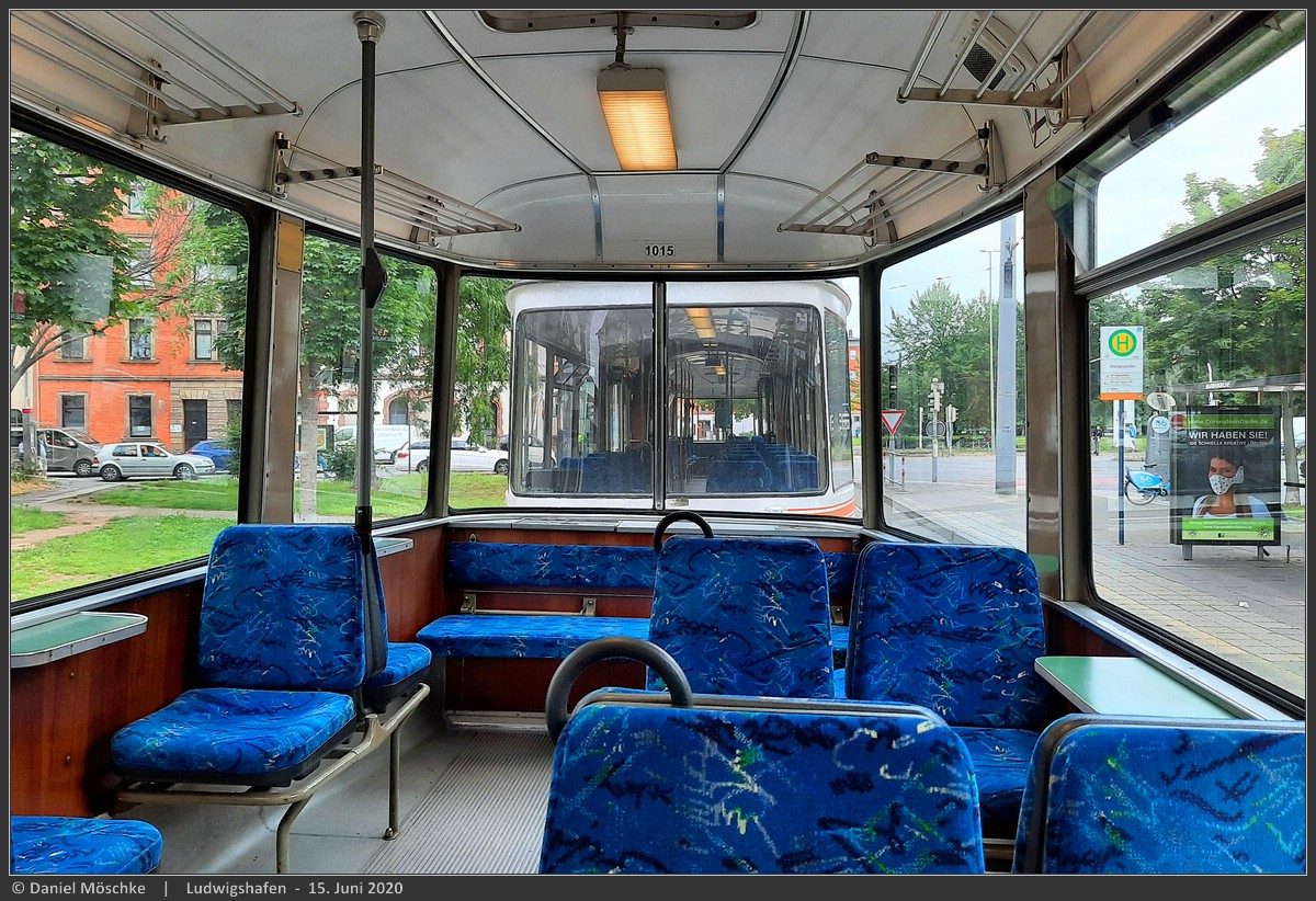 Rhein-Neckar, Duewag ET6 Nr. 1015