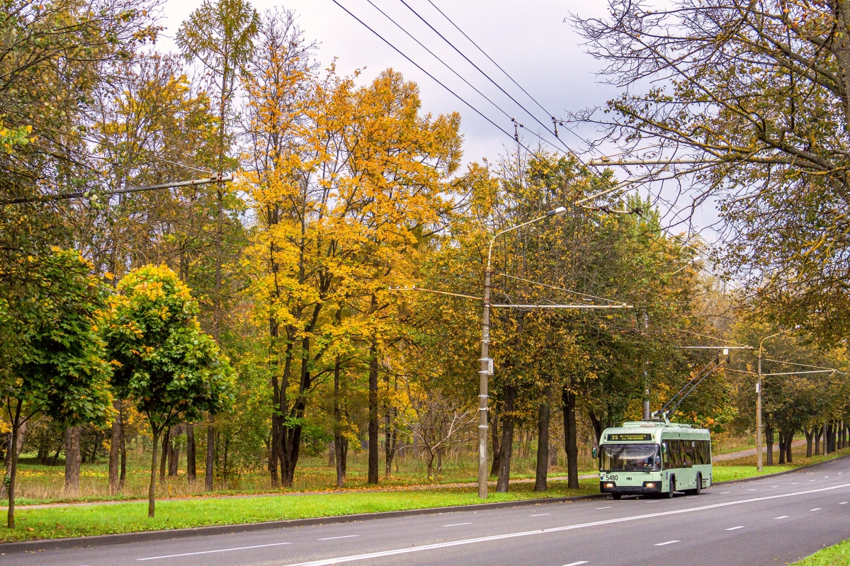 Minsk, BKM 321 Nr. 5480; Minsk — Trolleybus lines
