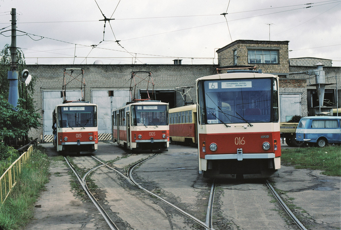 Минск, Tatra T6B5SU № 015; Минск, Tatra T6B5SU № 005; Минск, Tatra T6B5SU № 016
