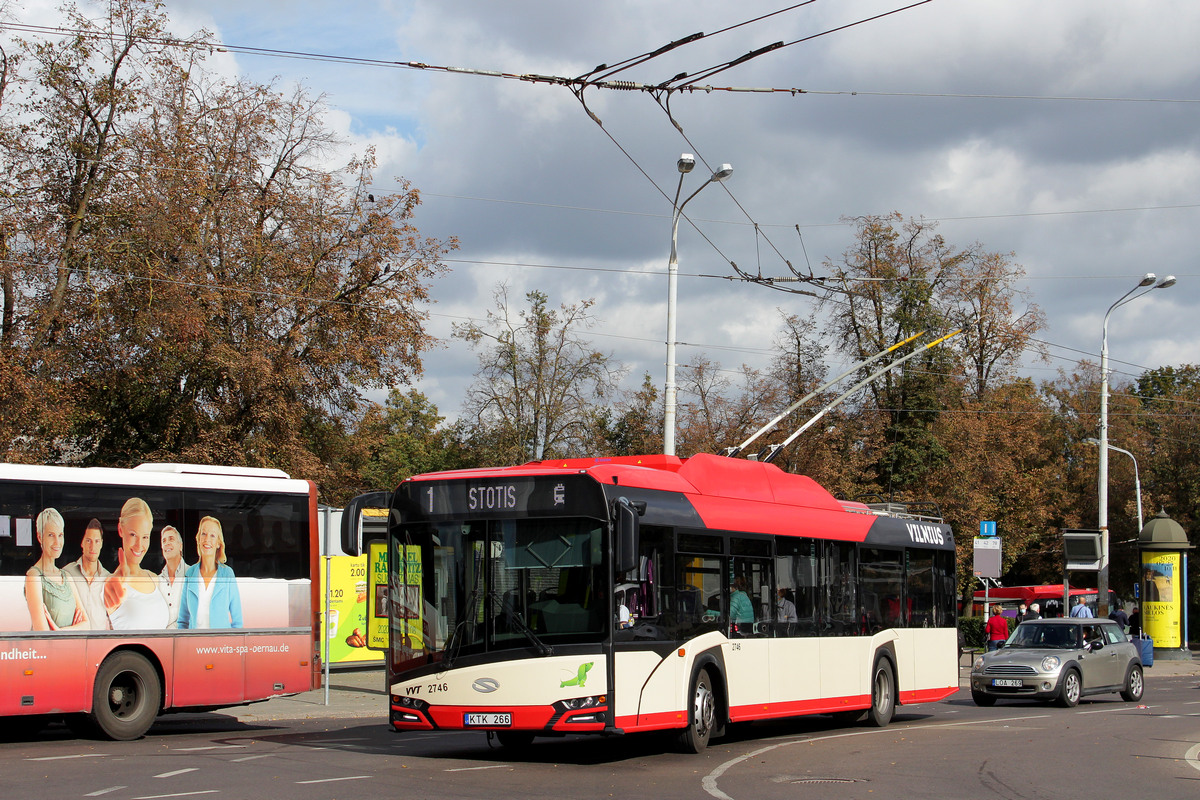 Вильнюс, Solaris Trollino IV 12 Škoda № 2746