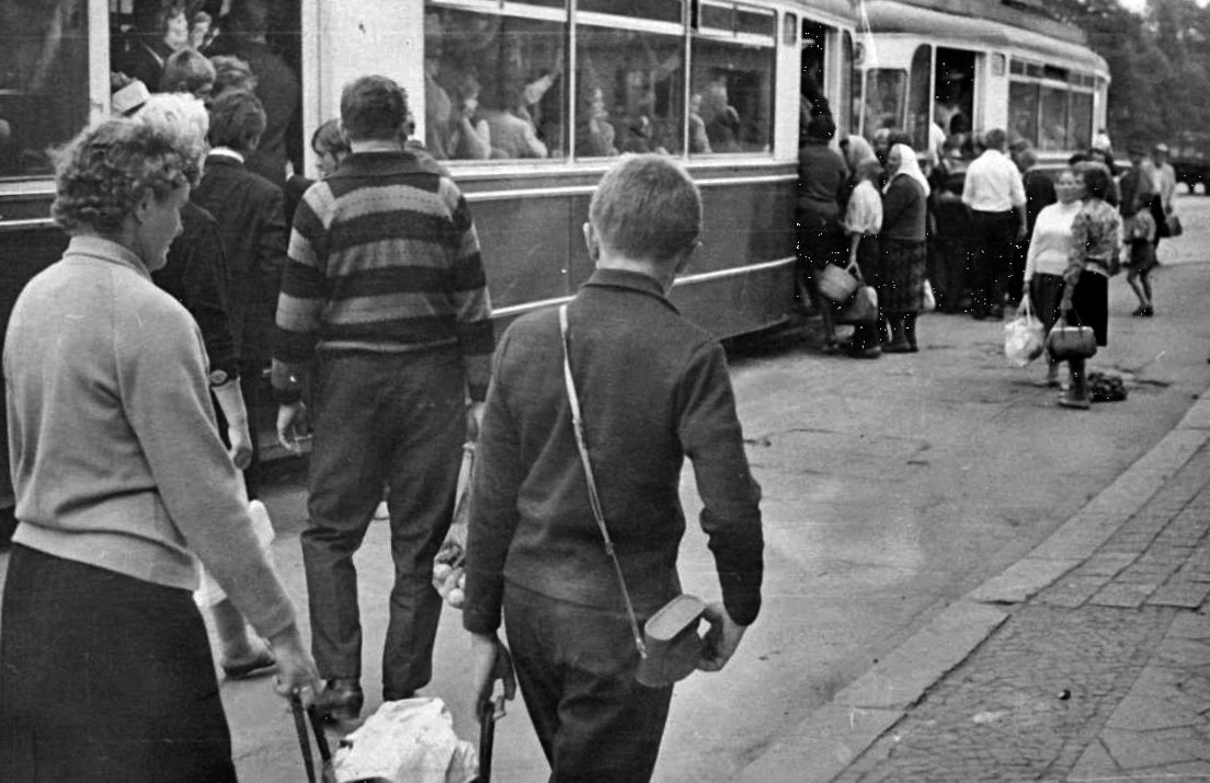 Калининград — Старые фото — Калининградский трамвай