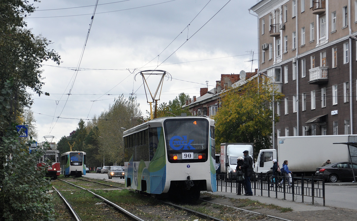 Омск — Трамвайные линии — Левый Берег Оми Омск — Трамвайные линии — Левый Берег Оми