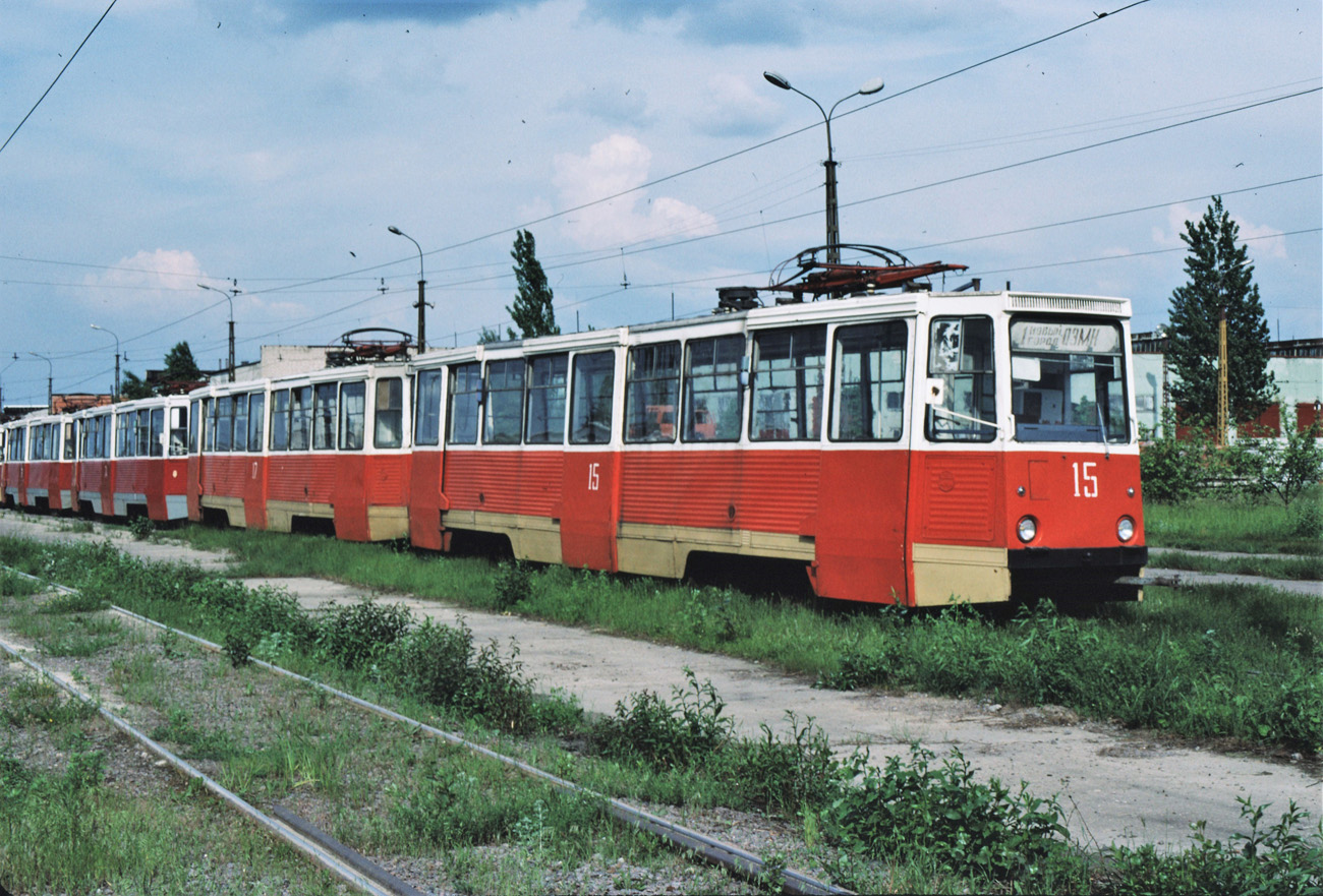 Старый Оскол, 71-605 (КТМ-5М3) № 15; Старый Оскол — Исторические фотографии [1976-2003]