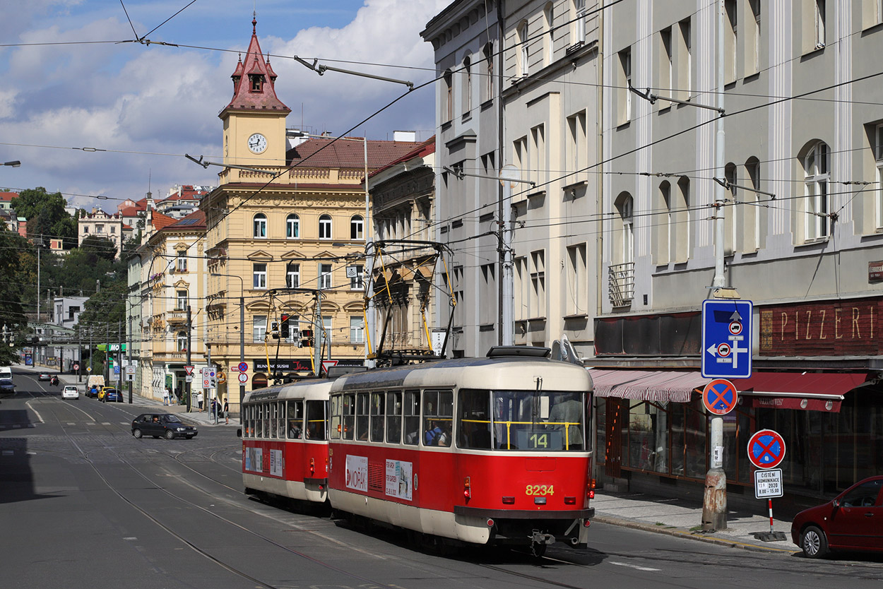 Прага, Tatra T3R.P № 8234
