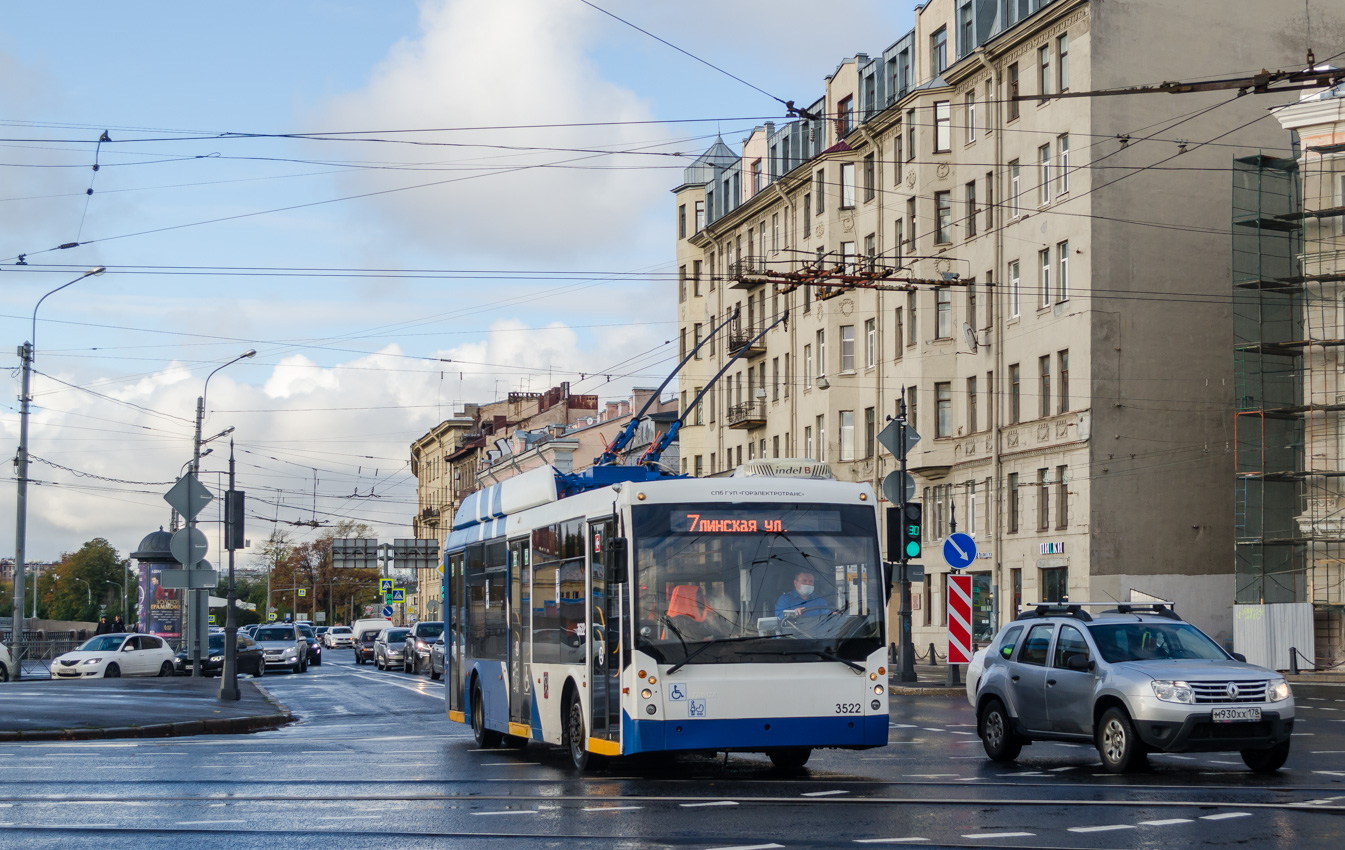 Санкт-Петербург, Тролза-5265.00 «Мегаполис» № 3522