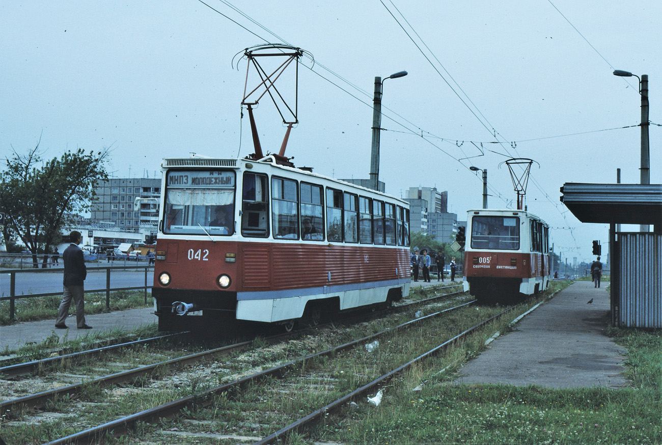 Мазыр, 71-605 (КТМ-5М3) № 042; Мазыр, 71-605 (КТМ-5М3) № 005