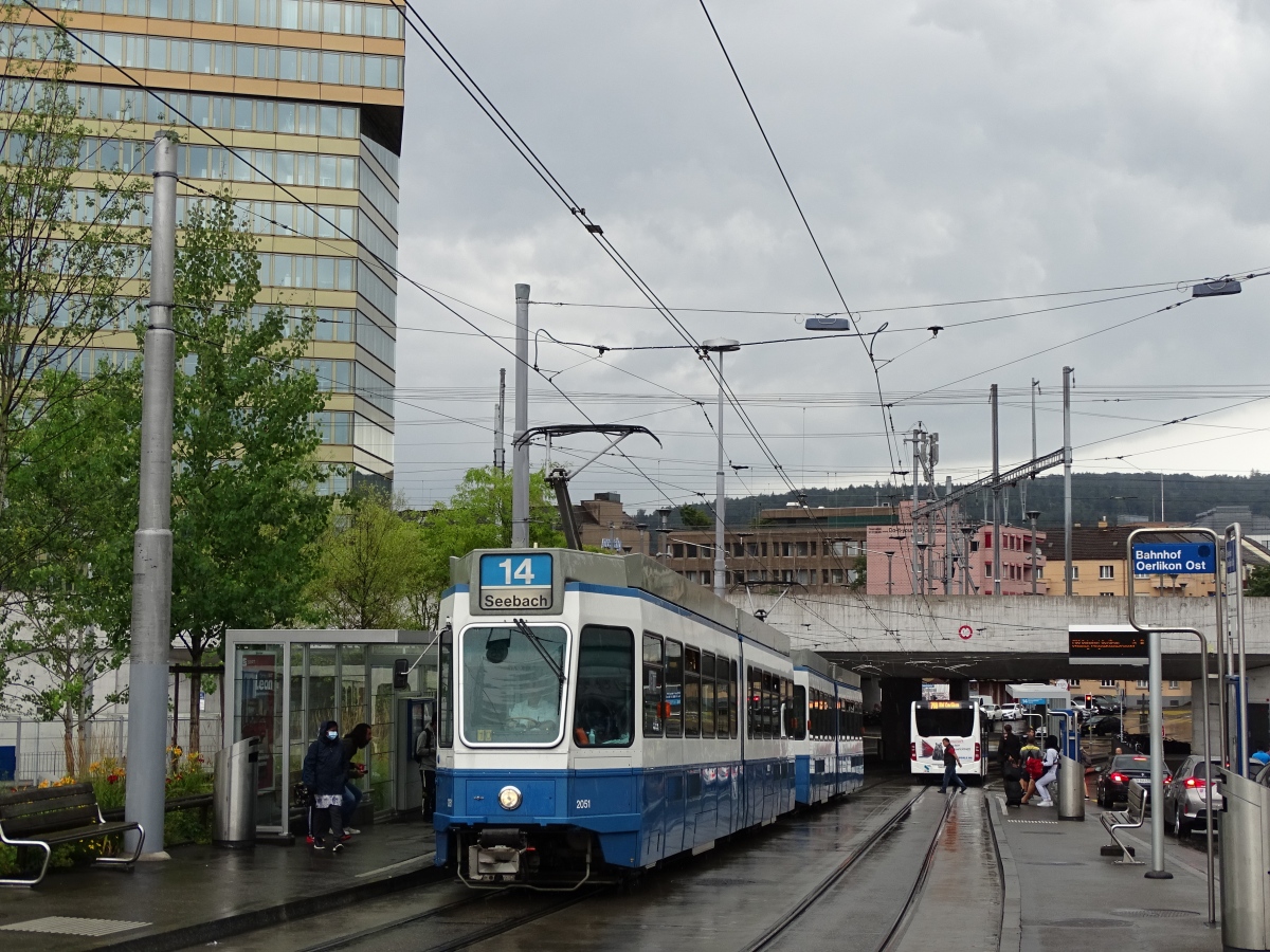 Цюрих, SWP/SIG/BBC Be 4/6 "Tram 2000" № 2051