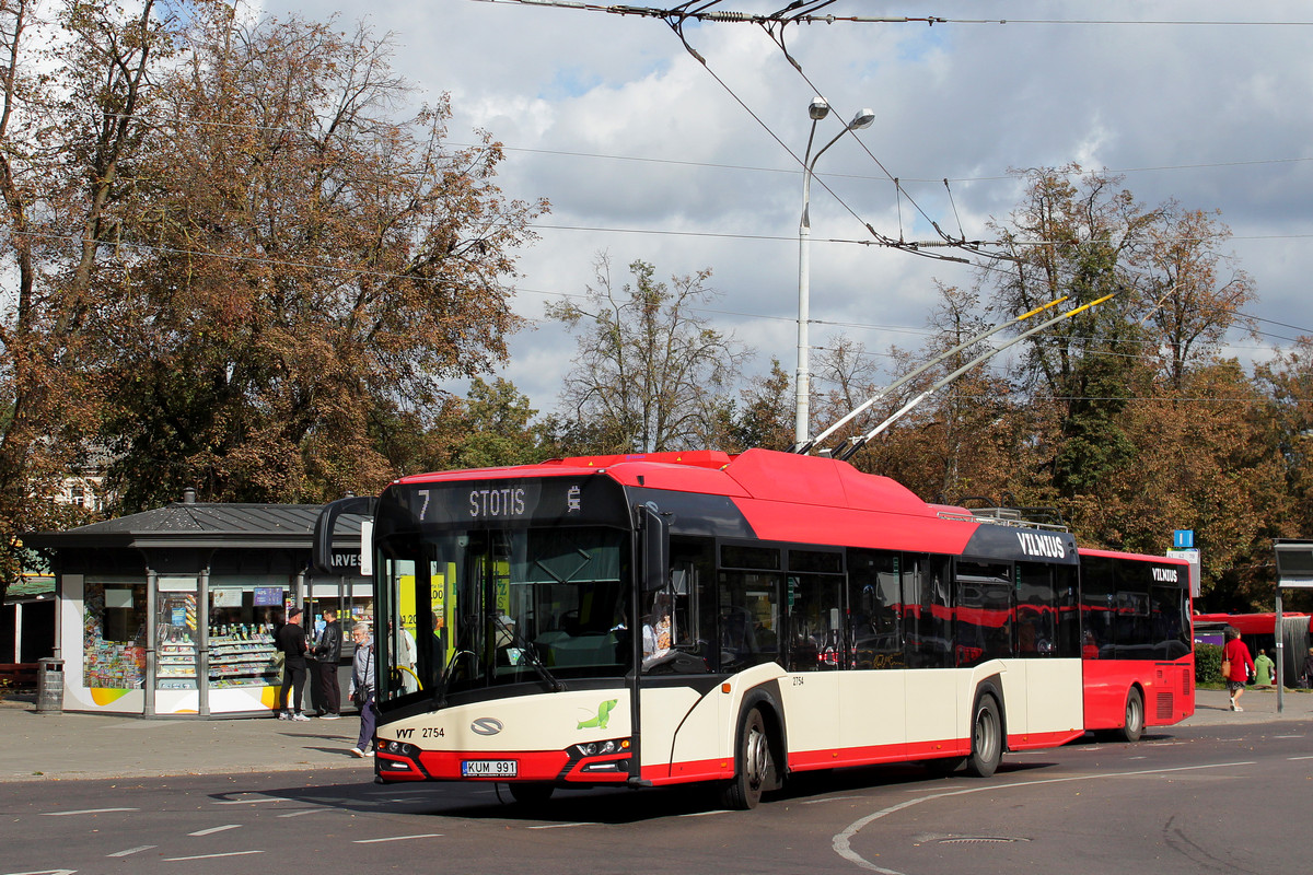 Вильнюс, Solaris Trollino IV 12 Škoda № 2754