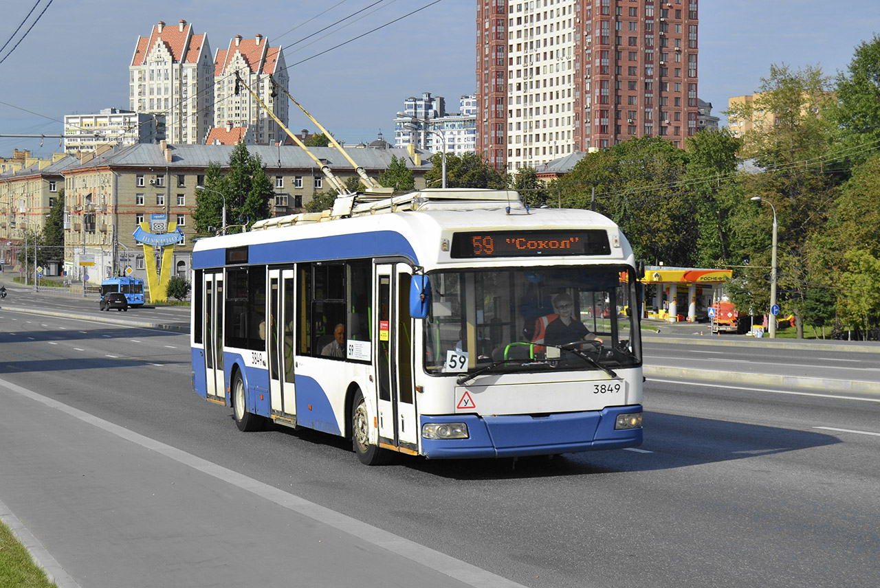 Москва, СВАРЗ-6235.01 (БКМ 32100М) № 3849