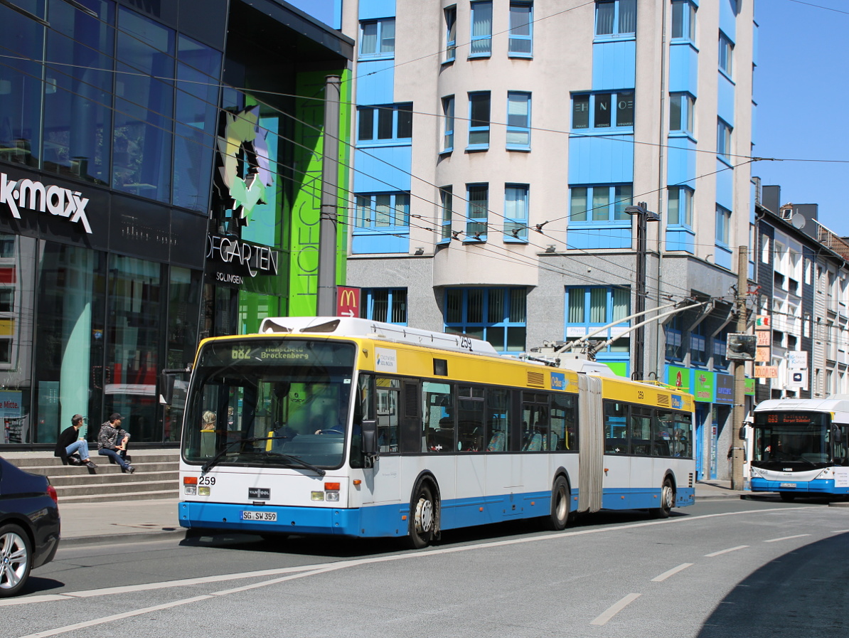 Золинген, Van Hool AG 300T № 259