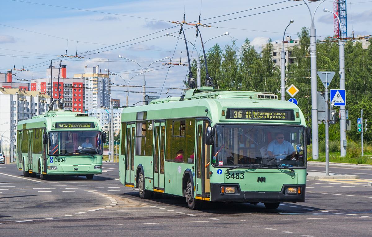 Минск, БКМ 321 № 3483; Минск, БКМ 321 № 3084