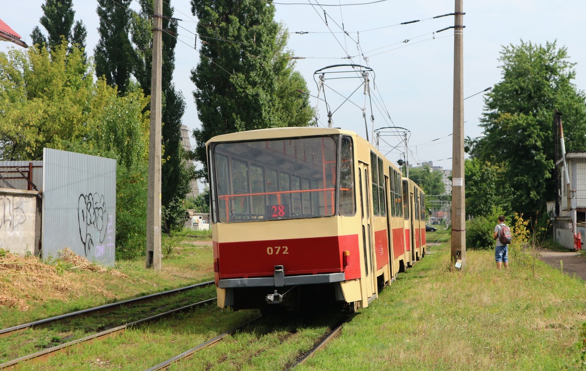 Киев, Tatra T6B5SU № 072