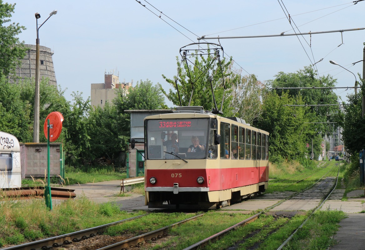 Киев, Tatra T6B5SU № 075