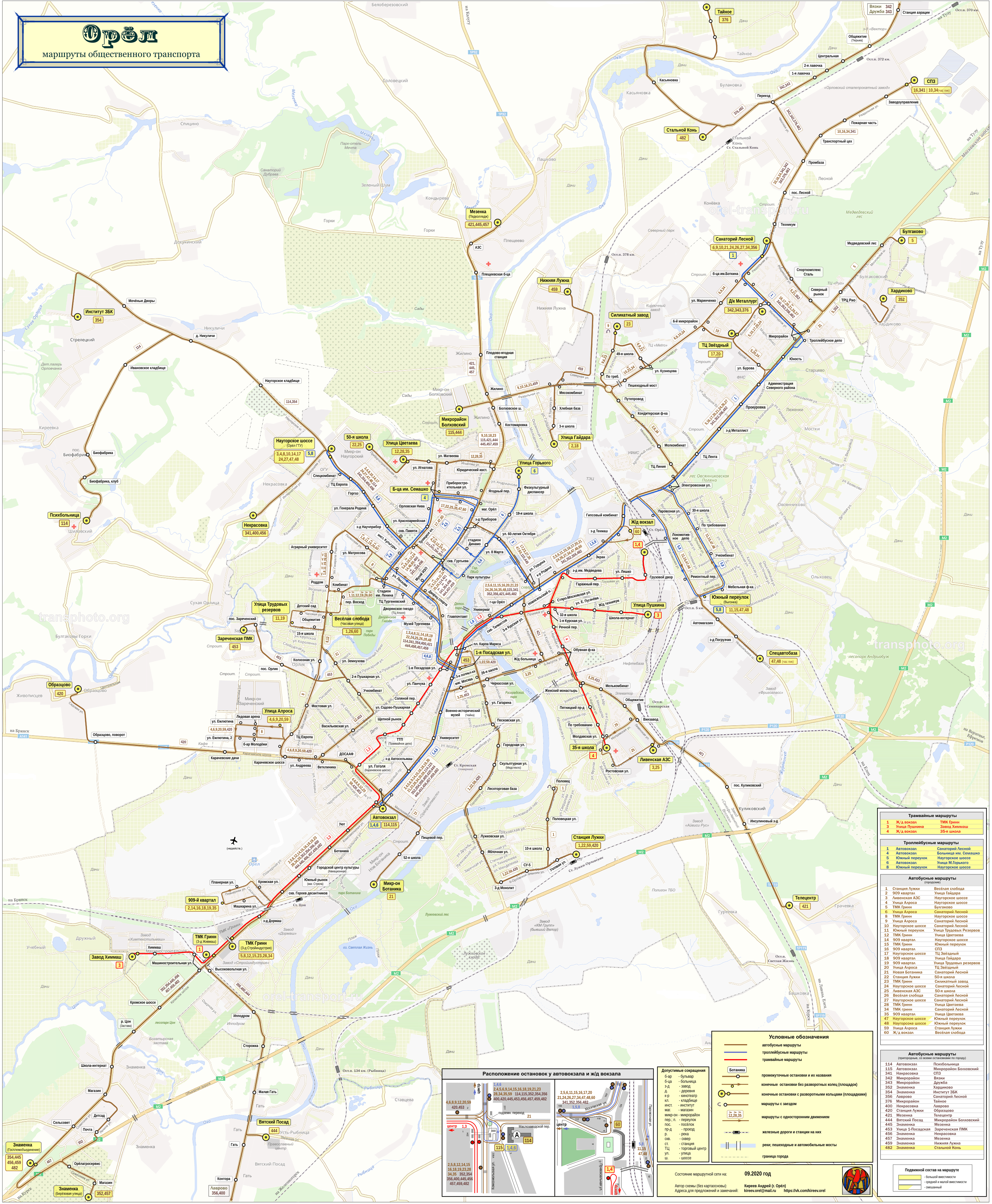 Orel — Maps and Plans