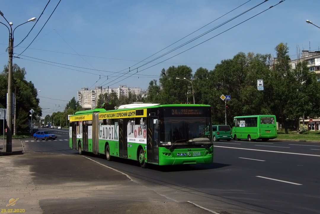 Харків, ЛАЗ E301D1 № 3214