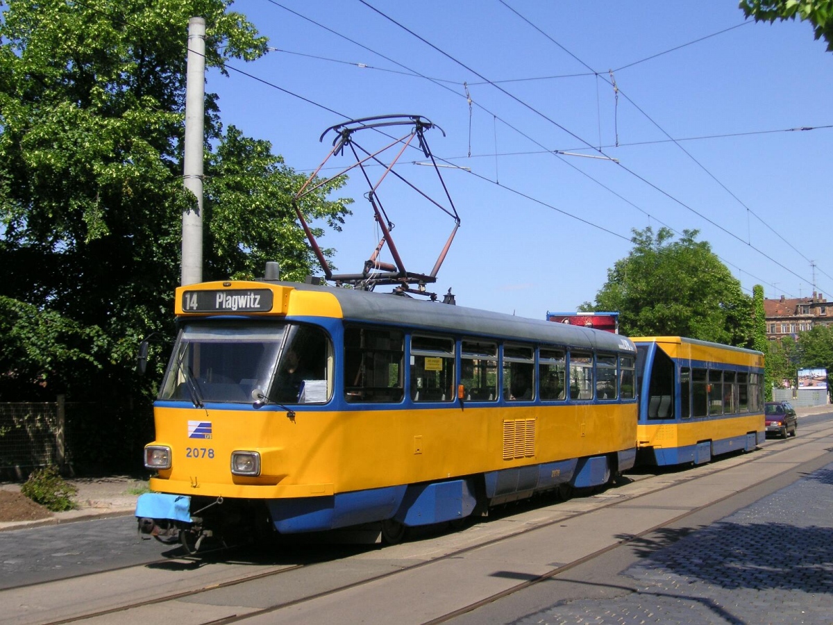 Lipcse, Tatra T4D-M2 — 2078