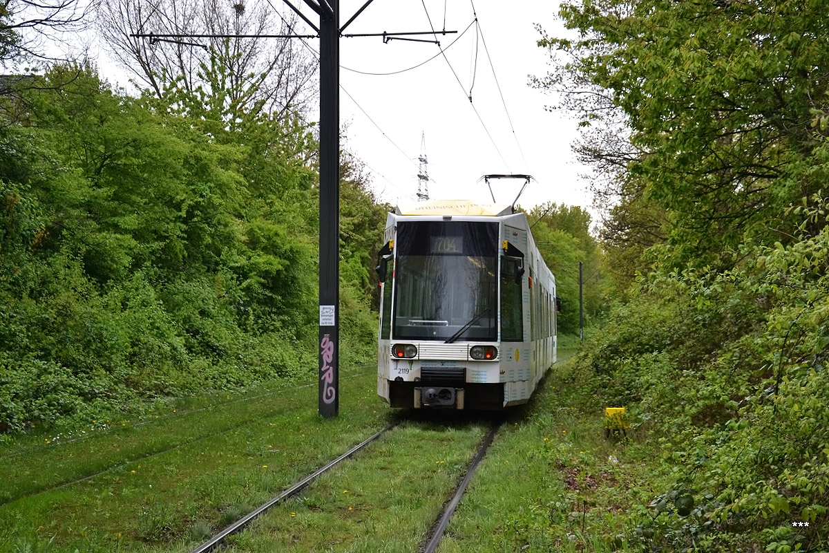 Дюссельдорф, Duewag NF6 № 2119 Дюссельдорф, Duewag NF6 № 2119