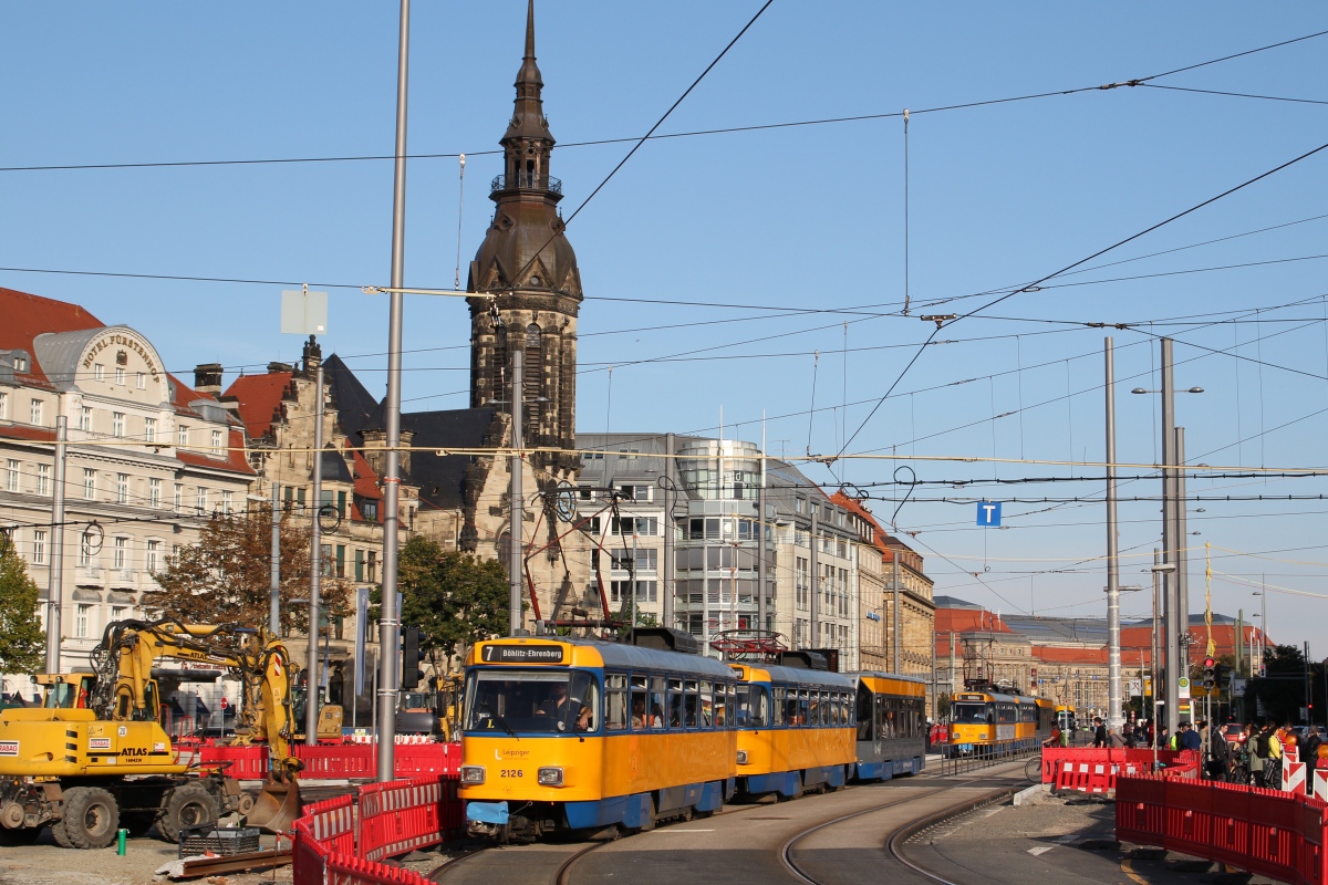 Лейпциг, Tatra T4D-M1 № 2126 Лейпциг, Tatra T4D-M1 № 2126