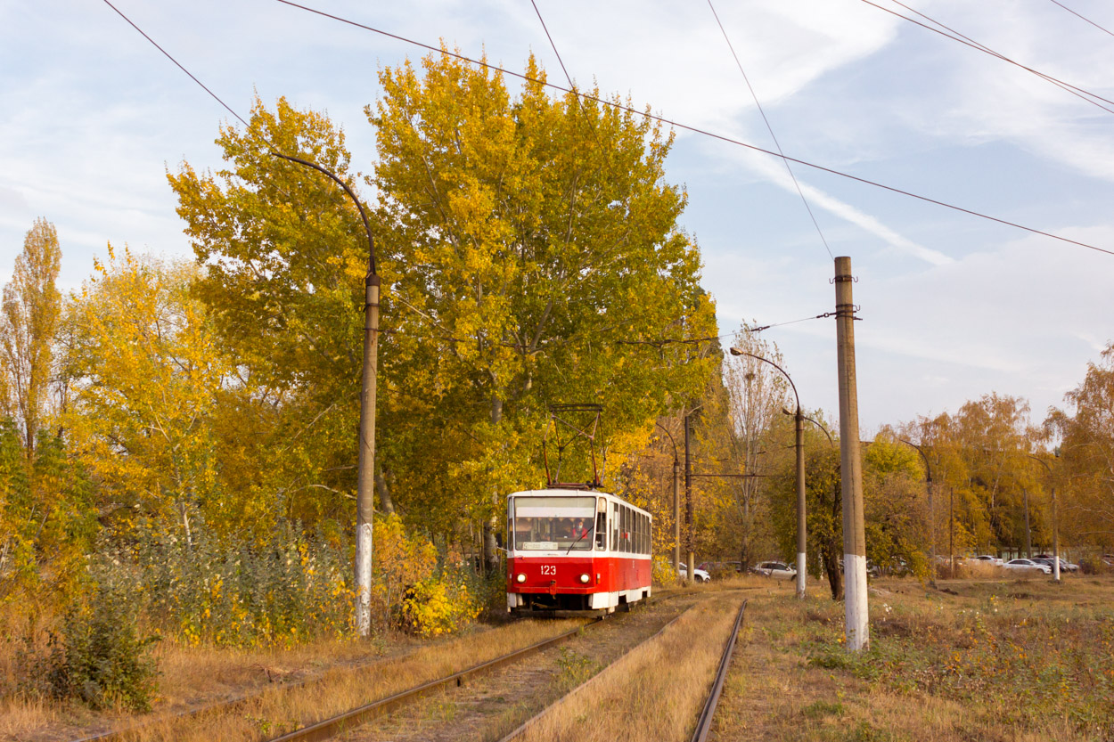 Липецк, Tatra T6B5SU № 123