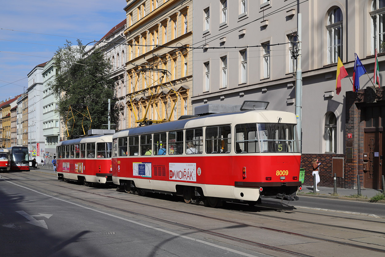 Прага, Tatra T3M2-DVC № 8009 Прага, Tatra T3M2-DVC № 8009