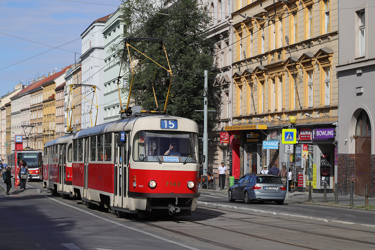 Прага, Tatra T3SUCS № 7142