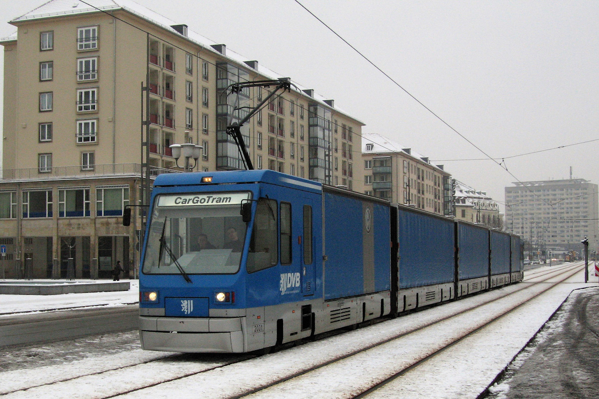 Дрезден, Schalker Eisenhütte CarGoTram № 2001; Дрезден — Грузовой трамвай «CarGoTram» (2001 — 2020)
