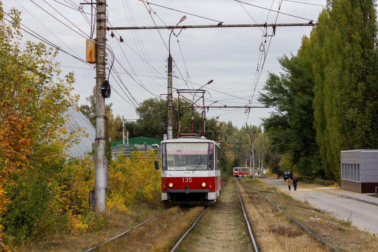 Липецк, Tatra T6B5SU № 135