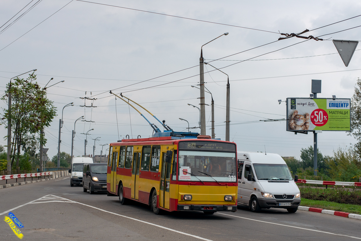 Черновцы, Škoda 14Tr17/7M № 379