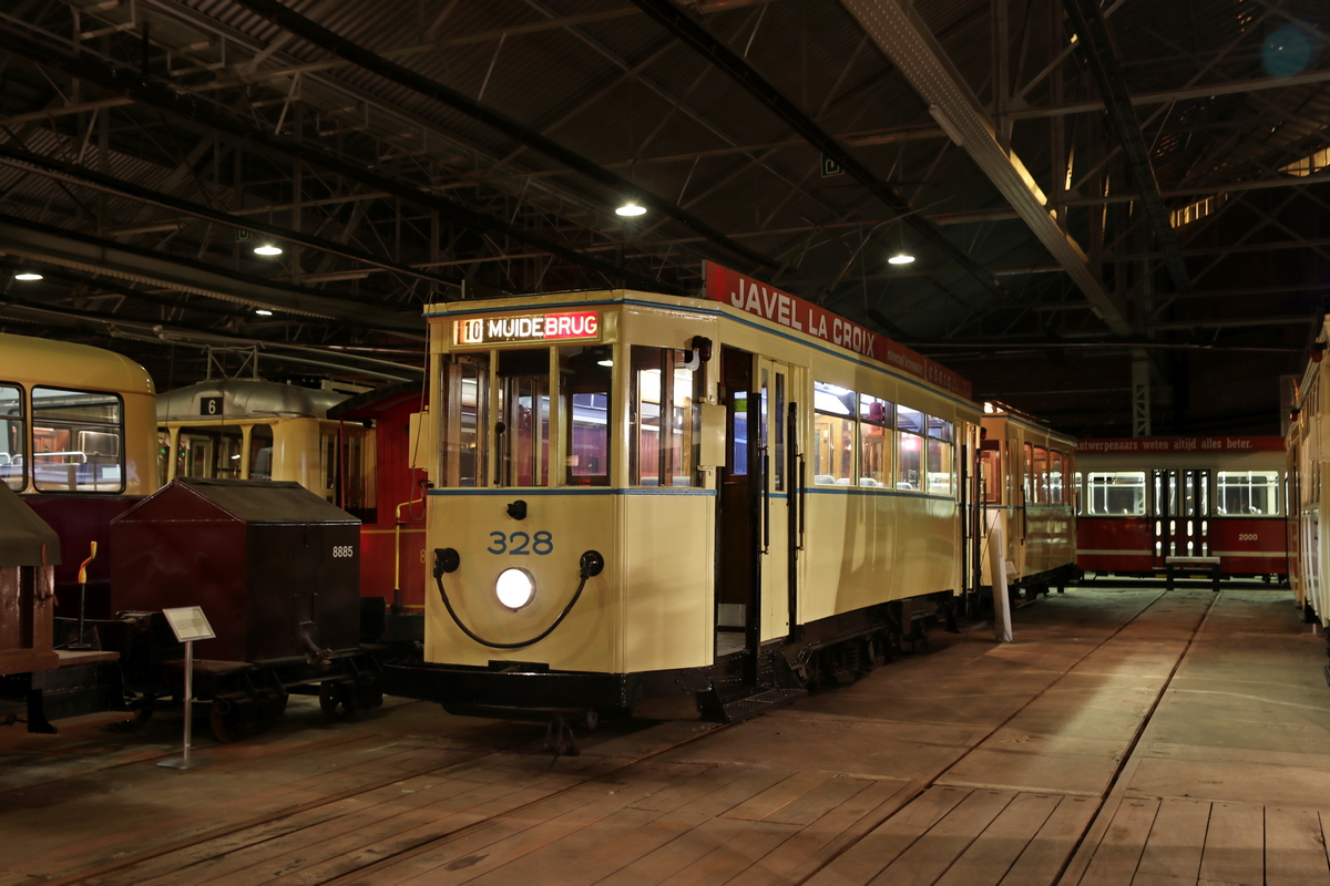 Антверпен, Трёхосный моторный вагон № 328