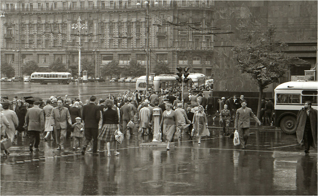 Москва — Исторические фотографии — Трамвай и Троллейбус (1946-1991)
