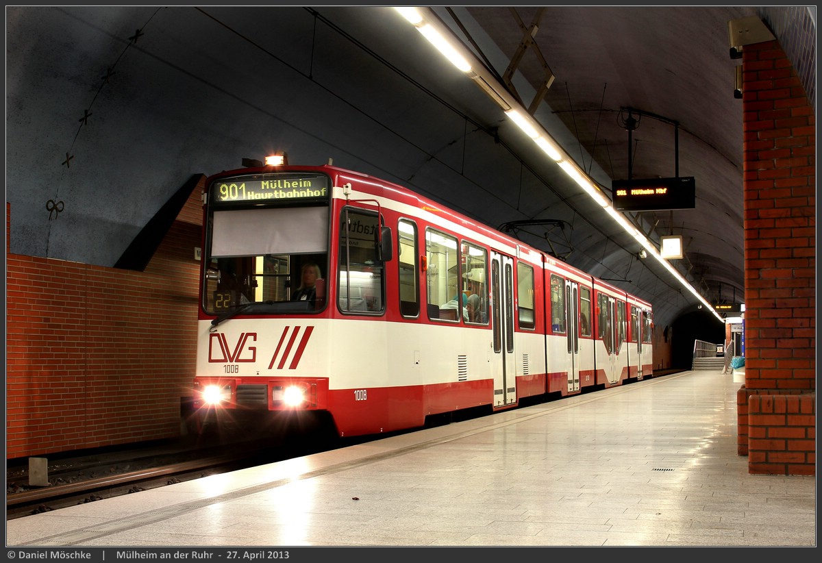 Duisburg, Duewag GT10NC-DU nr. 1008