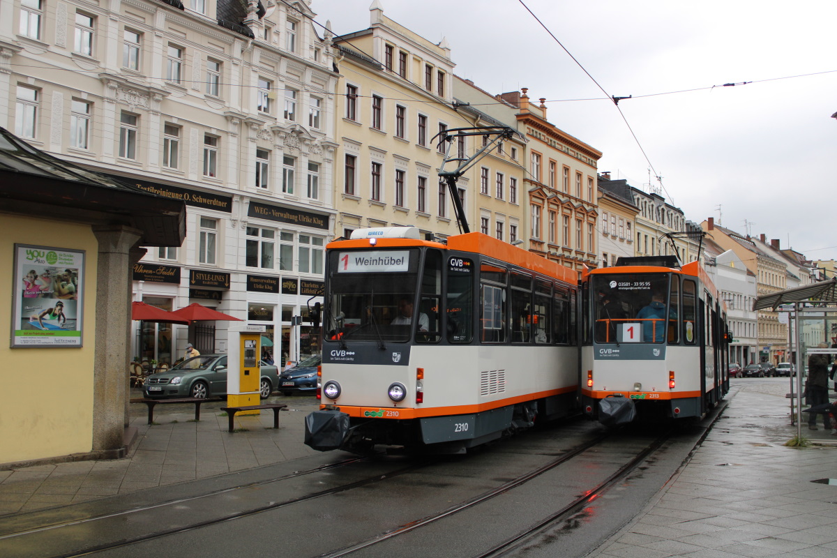 Görlitz, Tatra KT4DC Nr. 2310; Görlitz, Tatra KT4DC Nr. 2313
