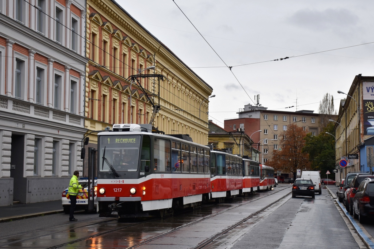 Брно, Tatra T6A5 № 1217