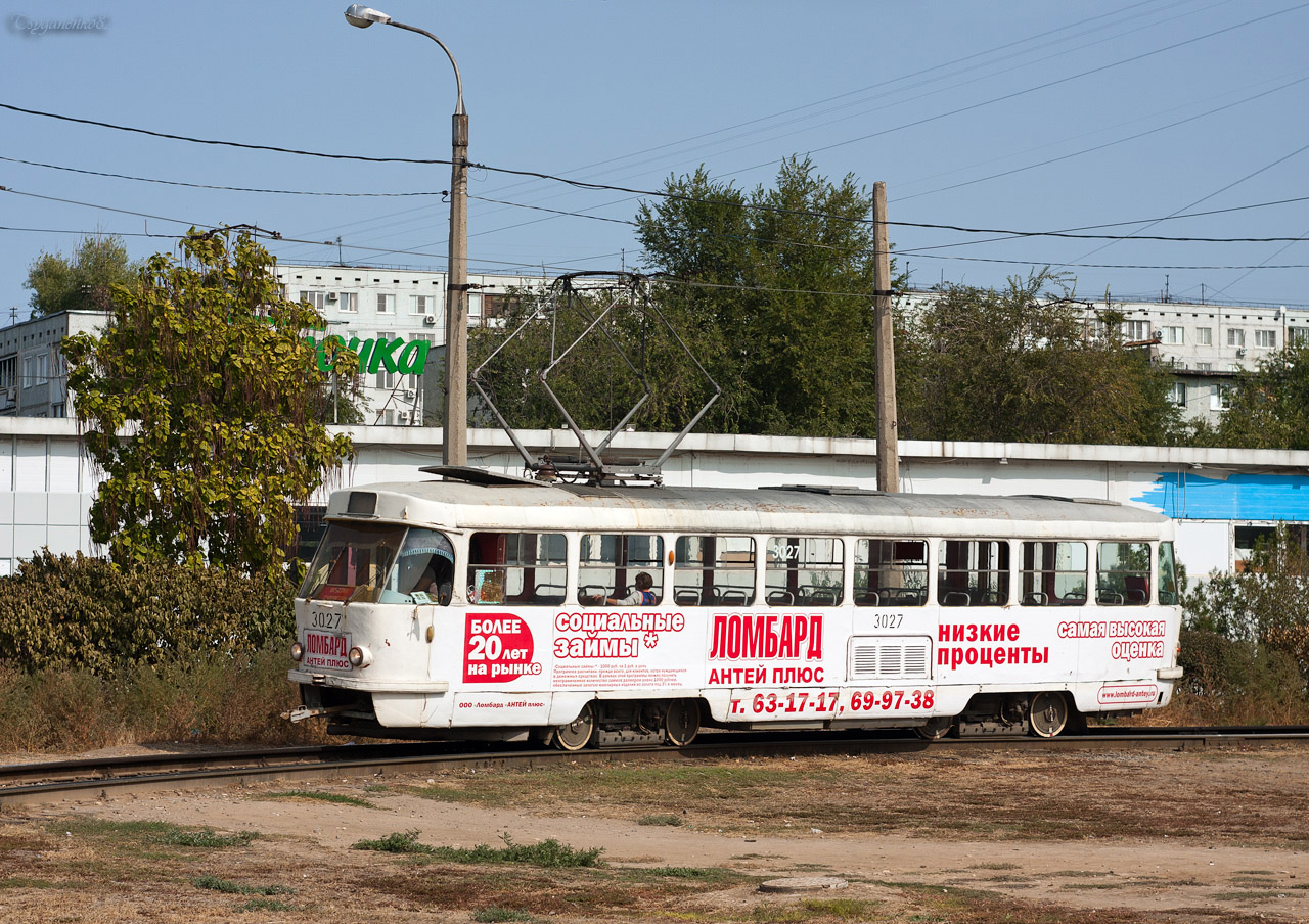 Валгаград, Tatra T3SU (двухдверная) № 3027