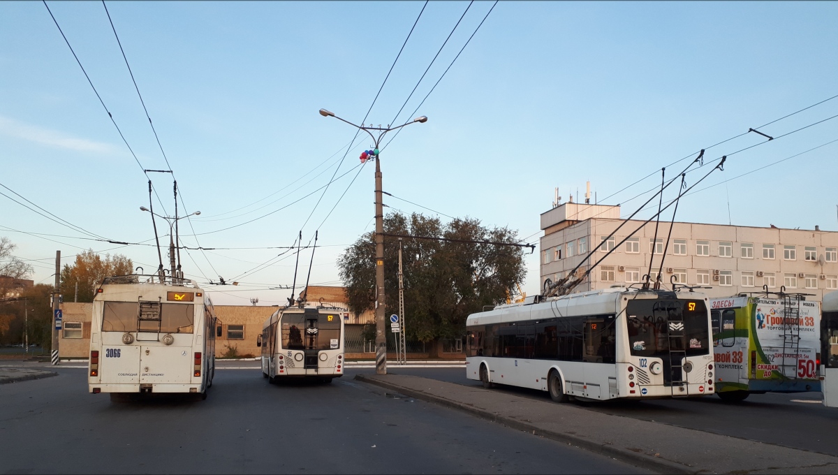 Tolyatti, Trolza-5275.03 “Optima” № 3066; Tolyatti, BKM 321 № 102