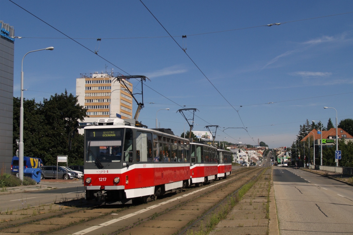 Брно, Tatra T6A5 № 1217