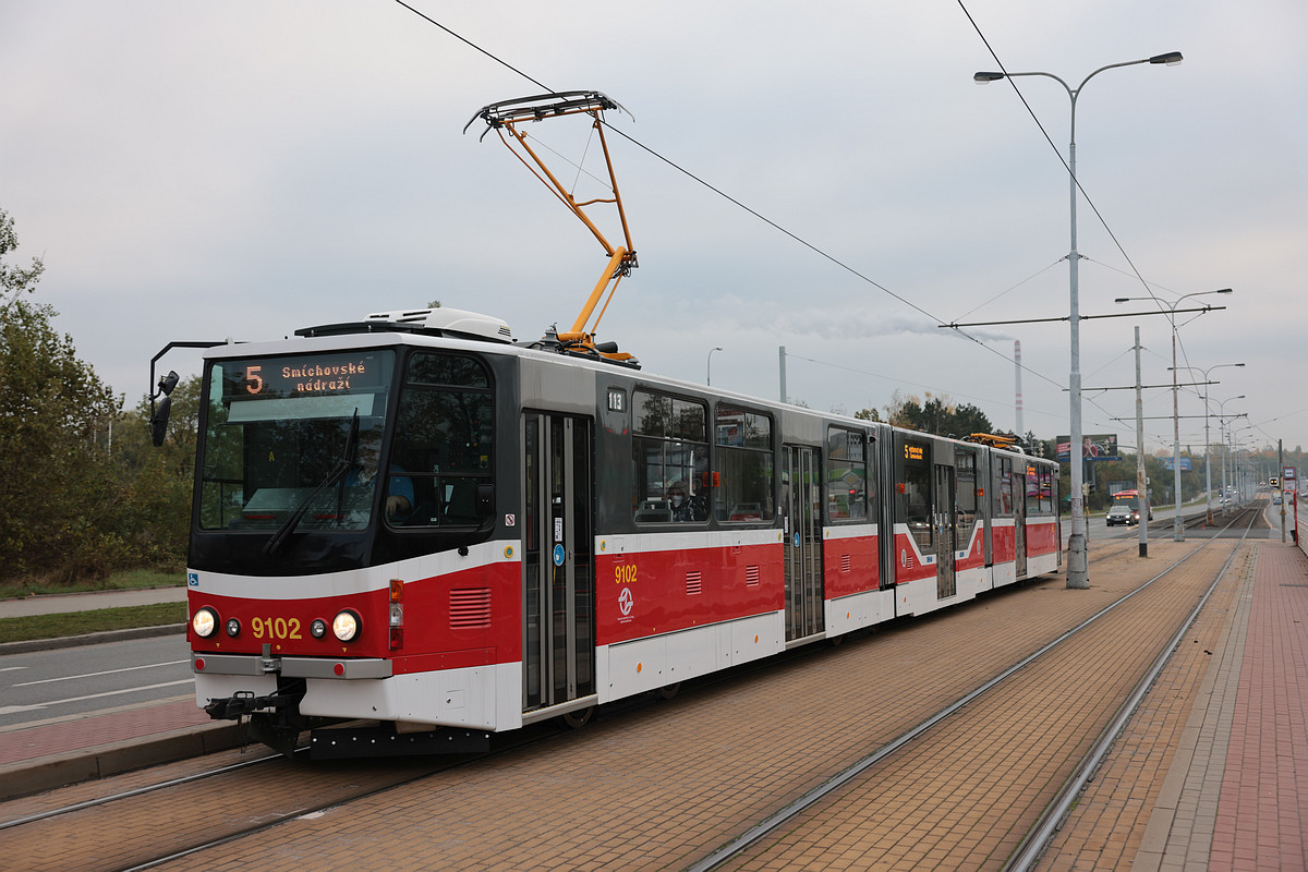 Прага, Tatra KT8D5R.N2P № 9102