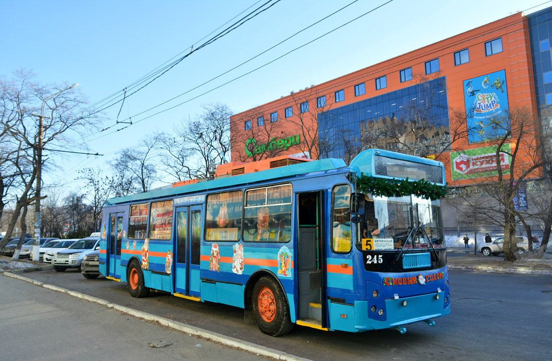 Владивосток, ЗиУ-682Г-016.02 № 245; Владивосток — Тематические  троллейбусы