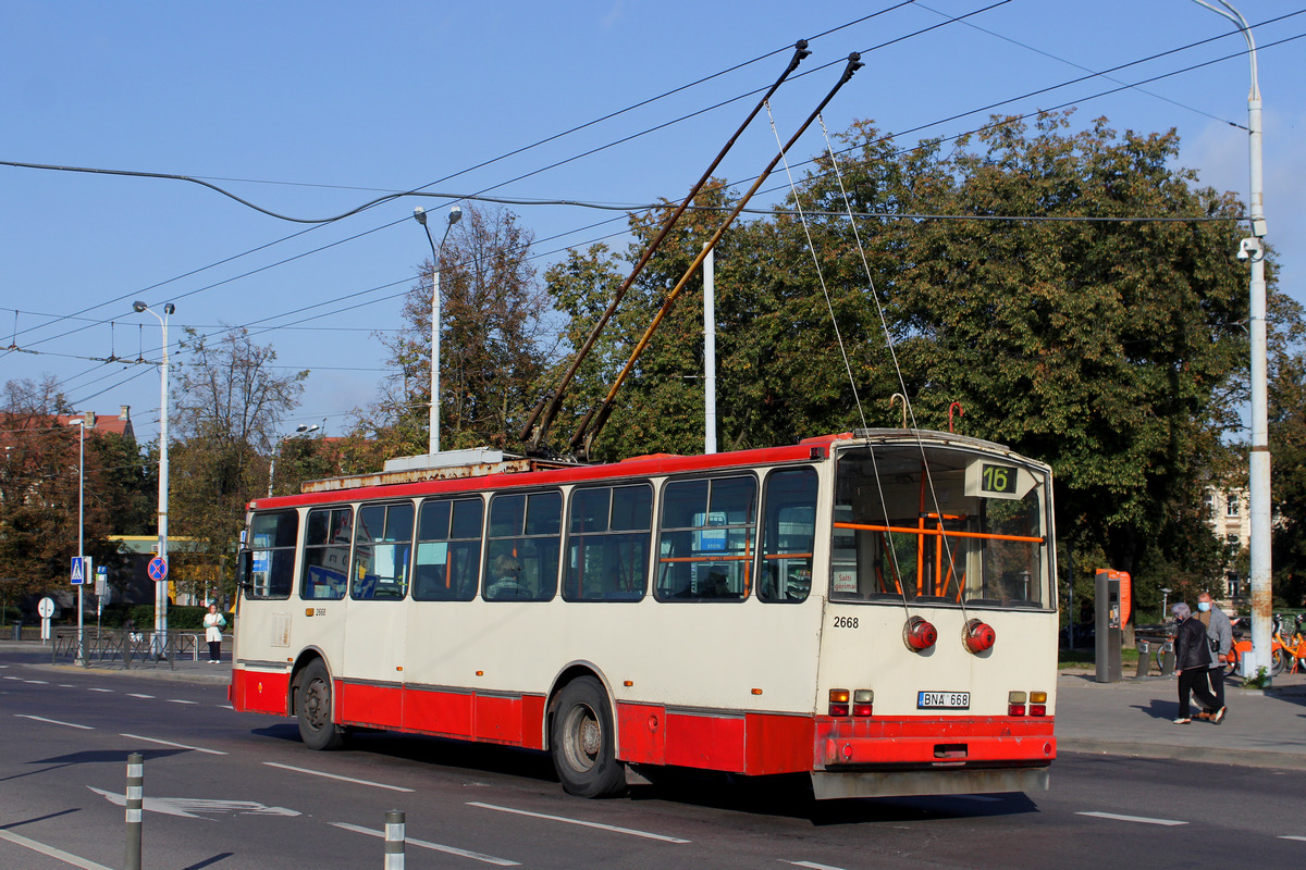 Вильнюс, Škoda 14Tr17/6M № 2668