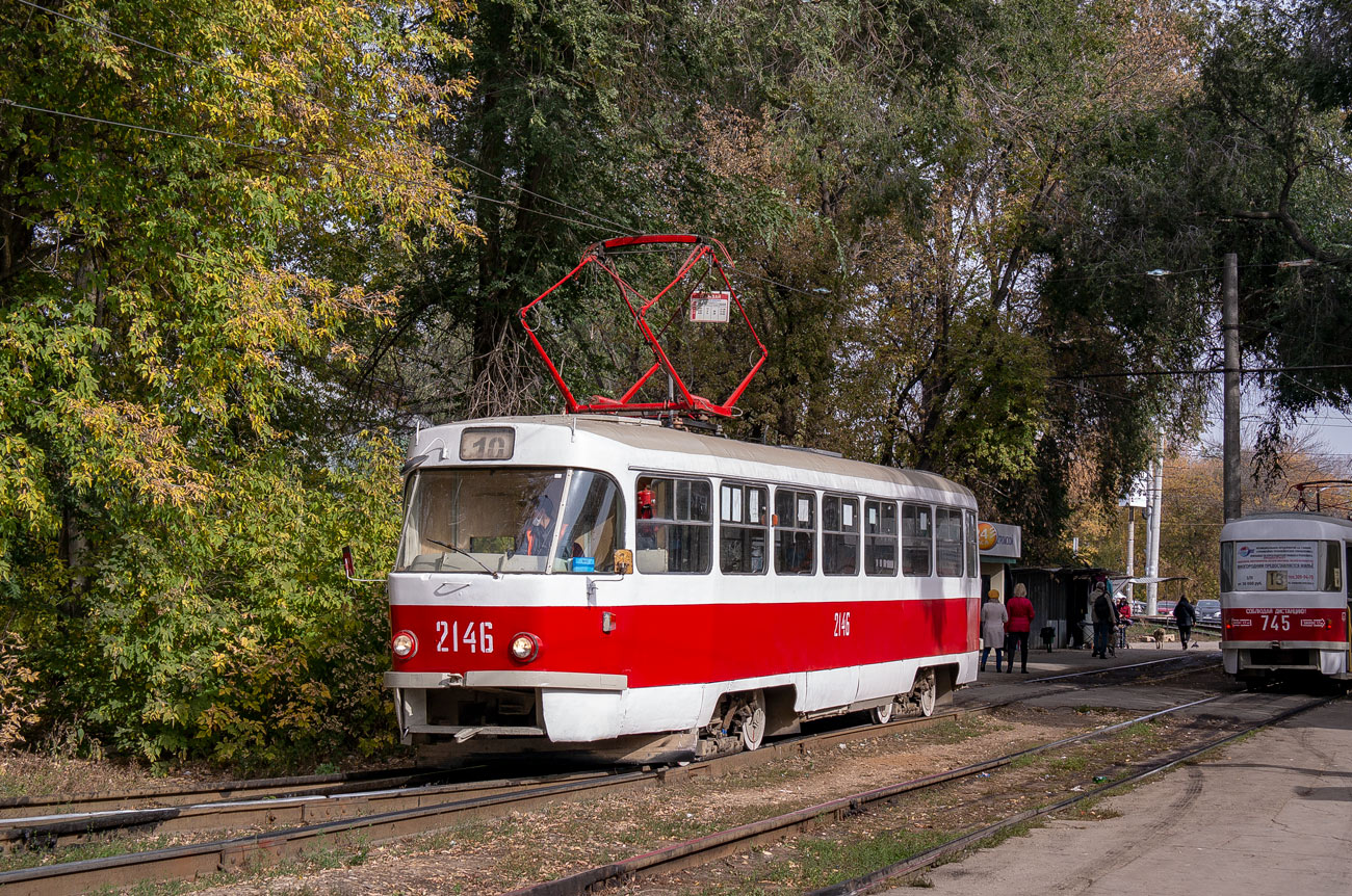 სამარა, Tatra T3SU № 2146; სამარა — Terminus stations and loops (tramway)