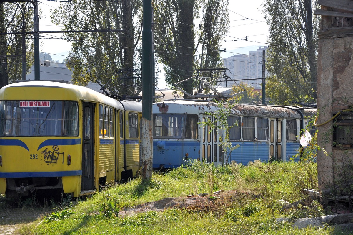 Сараево, Tatra K2 № 292; Сараево, Tatra K2YU № 283