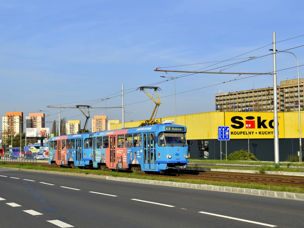 Ostrava, Tatra T3R.P č. 1027