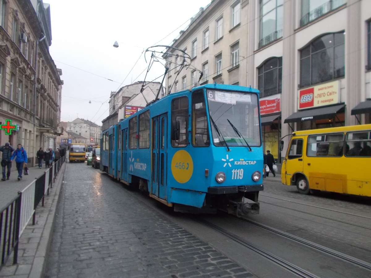 Львов, Tatra KT4SU № 1119