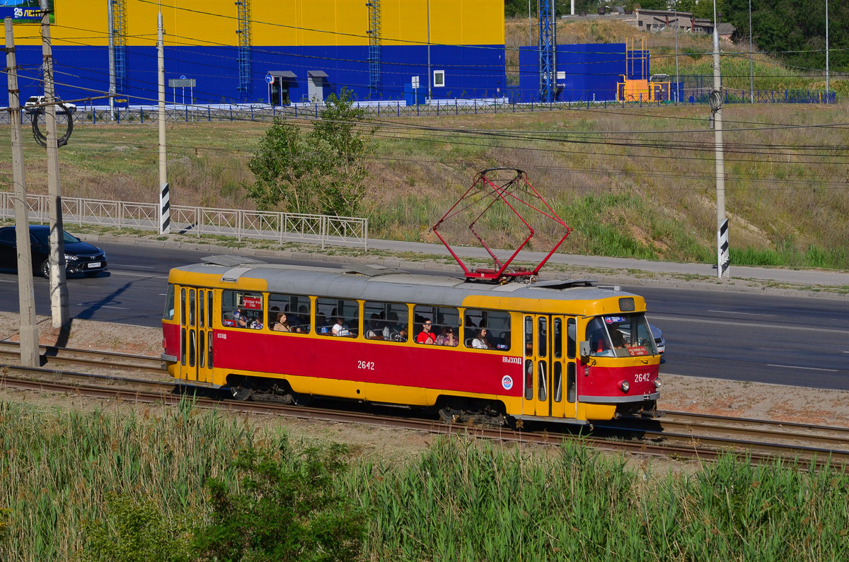 Волгоград, Tatra T3SU (двухдверная) № 2642