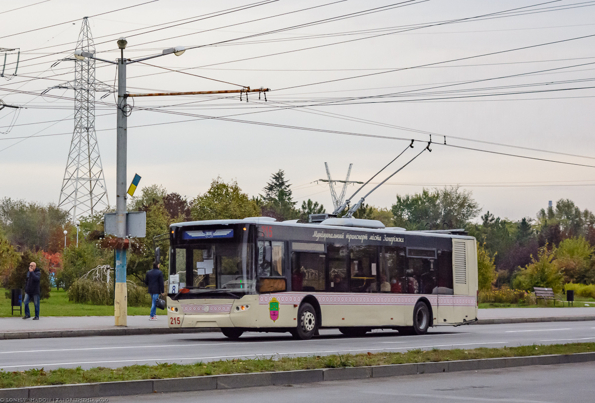 Запорожье, ЛАЗ E183D1 № 215