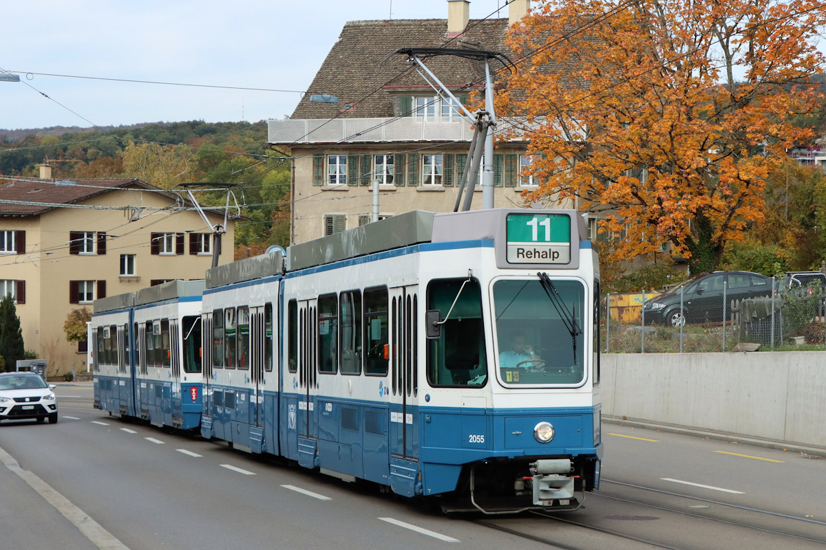 Цюрих, SWP/SIG/BBC Be 4/6 "Tram 2000" № 2055