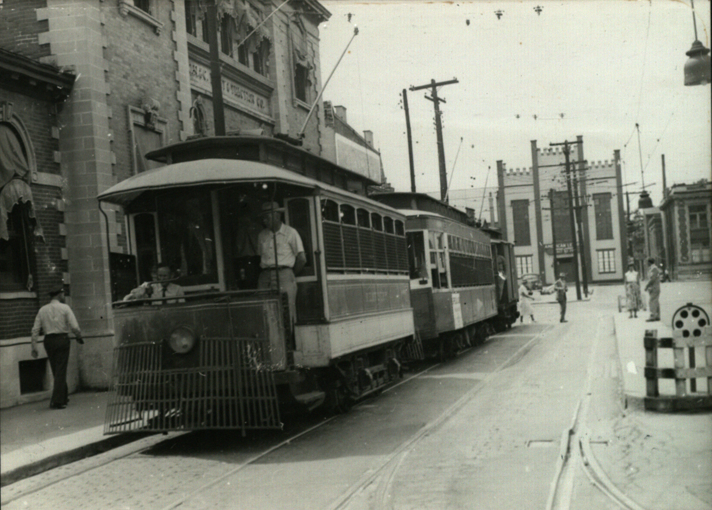 Covington, Brownell 2-axle motor car № Kentucky; Covington — Special Railfans Trip on July 18, 1950 Covington, Brownell 2-axle motor car № Kentucky; Covington — Special Railfans Trip on July 18, 1950