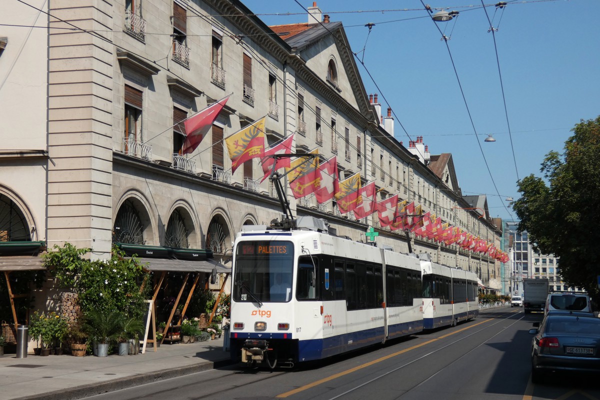 Женева, ACMV/ABB/Duewag Be 4/6 № 817